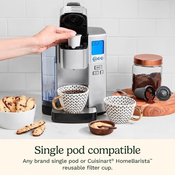Cuisinart Premium Single-Serve Coffee Maker 72 oz Reservoir (all PODS) - Picture 7 of 12